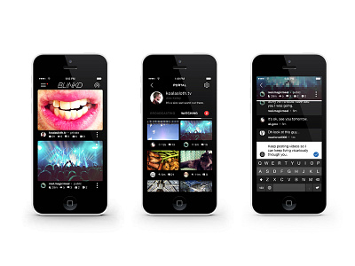 Blinkd App anonymous app blinkd interactive media social temporary ui ux