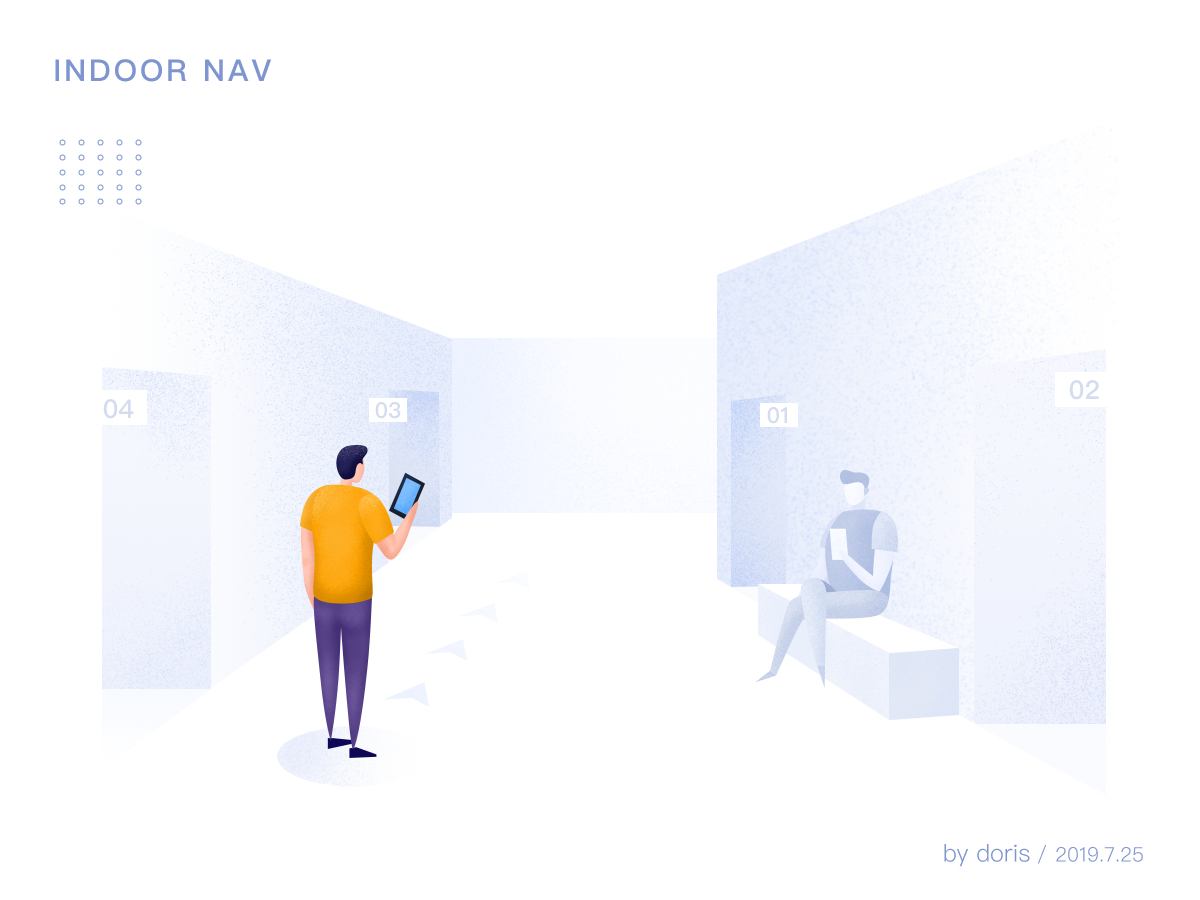 Indoor navigation by Doris on Dribbble