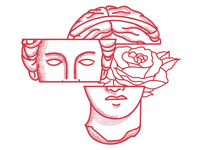 Venus design feminism illustration line rose venus