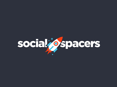 Social Spacers logo media network plugin rocket social spacers