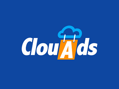 ClouAds ad ads advertisement cloud marketing sky typography