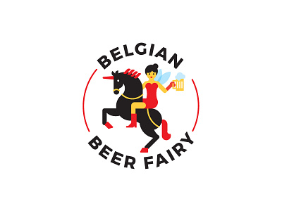 Belgian Beer Fairy beer belgium caracter fairy horse horseshoe wings