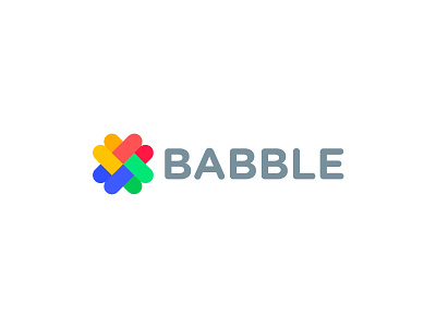 Babble b babble icon shape