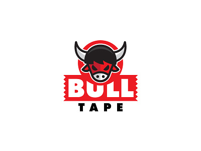Bull Tape animal bull horns icon meat tape
