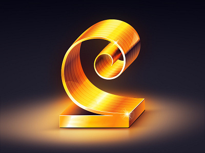 W.I.P. — Logo for Golden Shavings Awards awards chipsa gold logo shavings wip yellow