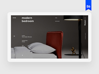 Furnita in Behance gallery chipsa concept design furniture ui uiux ux web website