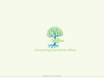 safffire consulting and family office logo design