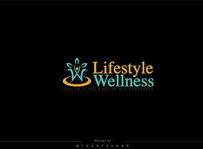 Lifestyle wellness logo logo logo design