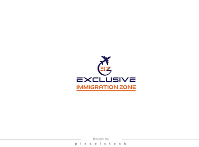 Exclusive immigration zoon travel logo logo logo design travel logo