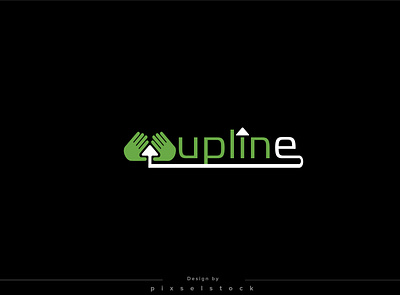 upline logo 3d animation branding business logo design graphic design illustration logo logo design minimalist logo motion graphics