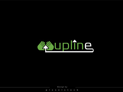 upline logo 3d animation branding business logo design graphic design illustration logo logo design minimalist logo motion graphics