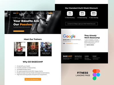 Fitness Landing Page