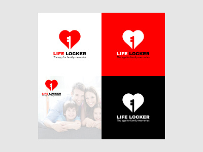 LIFE LOCKER LOGO DESIGN lock lock logo logo logo design logo designs love love and lock logo love logo your jesmin yourjesmin