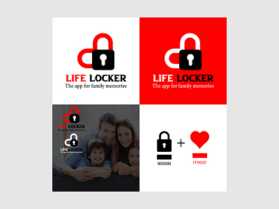 LIFE LOCKER LOGO DESIGN WITH CONCEPT design illustration life life lock life lock logo life lock logo with concept life locker life locker logo lock lock logo locker locker logo logo logo design logo designs love love and lock logo love lock logo ui yourjesmin