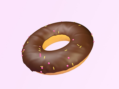 Doughnut c4d dessert