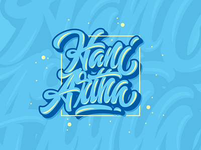 Hani Artha challygraphy fatamorkidd handlettering typeface typography