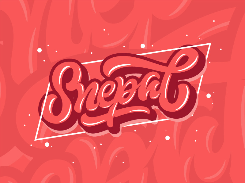 Snepal fatamorkidd typography typeface challygraphy handlettering