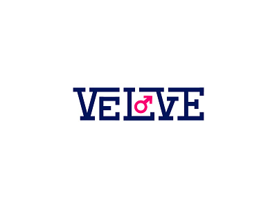 Velove brand branding design gender girl logo sex typography vector woman