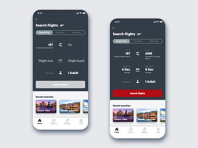 Booking Engine airlines app aviation booking concept engine mobile ui
