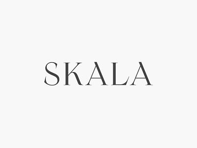 Skala Wordmark branding branding design custom lettering custom type design holgersson identity logo logodesign logotype studioholgersson typography wordmark