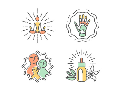Alternative Medicine illustrations icon illustration medicine set stroke