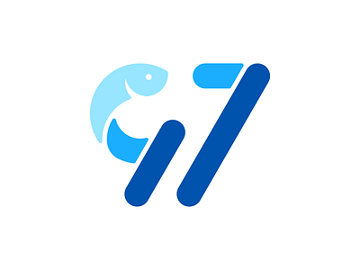 97 Fishing Crew Logomark fishing logo logo design logomark