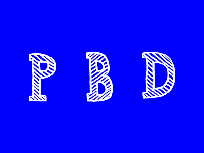 PBD Hand Drawn Type