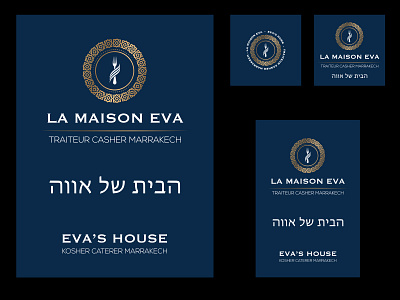 Print design - Project / Maison Eva business card print