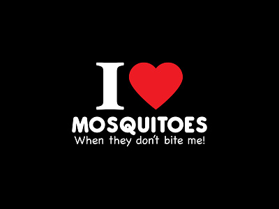 Global communication - Project / I love mosquitoes branding design logo print web
