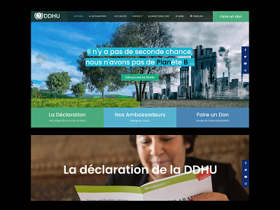 Global corporate identity - NGO DDHU design print web wordpress