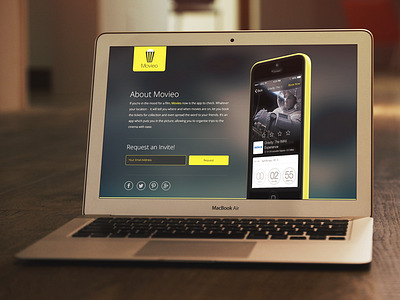 Movieo App Site Concept