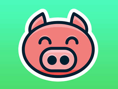 PigPal logo concept app design ios logo
