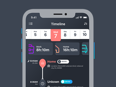 Timeline iOS Concept iphone x design iphone x timeline timeline timeline ios app