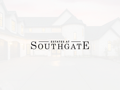 Estates At Southgate Branding branding houses logo mansions real estate
