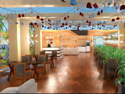 3D resturant design