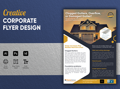 Creative Flyer Design brand identity branding flyer flyer design graphic design print design professional flyer