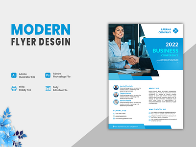 Modern Flyer Design brand identity branding design flyer flyer design graphic design modern flyer print design