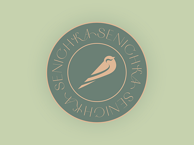Sticker for home bakery bird branding clean graphic design illustr illustration logo nature round sticker titmouse