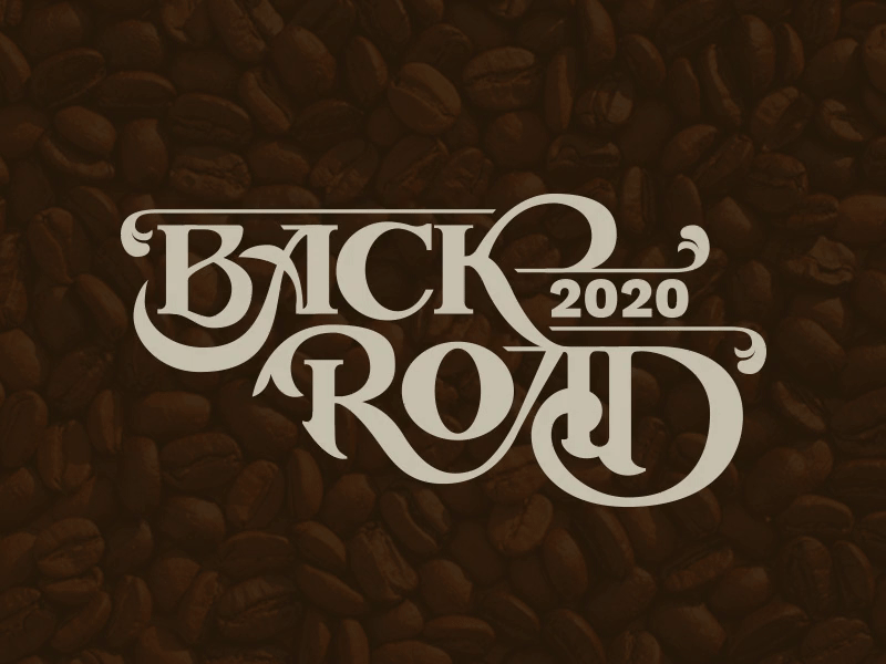 BackRoad bogie bogielicious classic coffee coffee bean lettering typography vector vintage vlassic