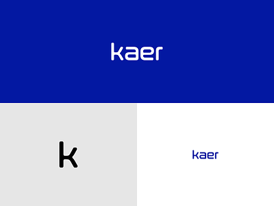 Kaer Identity brand identity branding clean custom lettering custom type first post firstshot k logo logo design logotype minimal modern typography