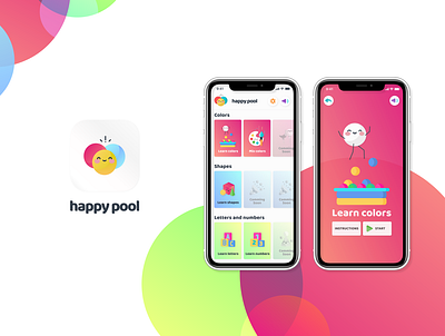 App Happy Pool - AR app ar design ui ui ux ux ux design
