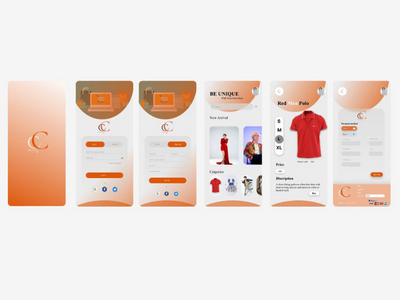 E-Commerce site App design e commerce ui