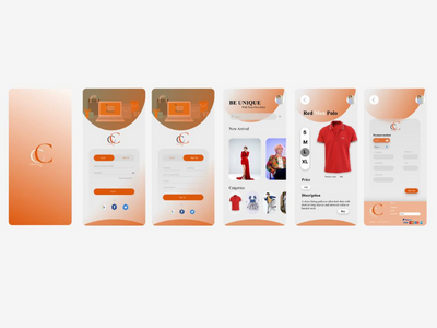 E-Commerce site App design