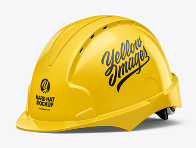 Hard hat Mockup - Safety Helmet  Mockup High Quality
