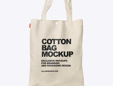 Cotton Bag Mockup With high quality branding design graphic design logo vector