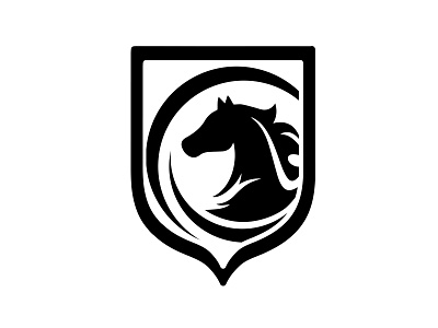 Horse Training Abstract Logo Design