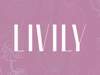 Livily Logotype lingerie logo type women