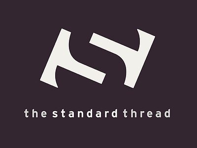 The Standard Thread (TST) apparel brand branding clothing design fashion logo logos men negative negative space retail