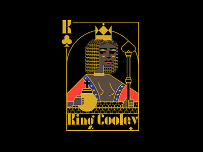 King Cooley Logo african american atlanta black black women branding cards design female rapper graphics hip hop hiphop inspiration king music playing cards queen rap typography vector