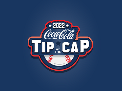 Logo Exploration - MLB Baseball's Tip of the Cap baseball branding coca cola coke design graphics illustration inspiration logo mlb sports vector